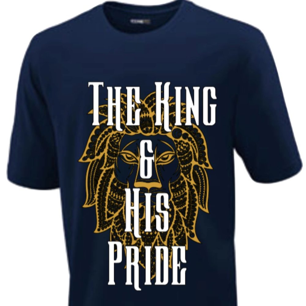 A King and His Pride Custom T-shirt